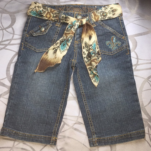Girls SQUEEZE JEANS Shorts (NWOT) - Picture 1 of 5